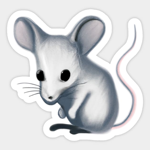 Cute Mouse Drawing Sticker by Play Zoo